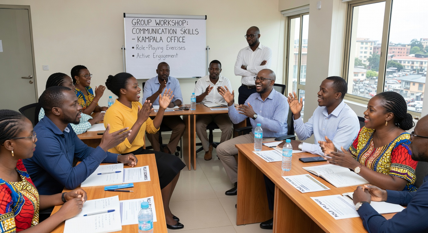 Communication skills workshop Uganda