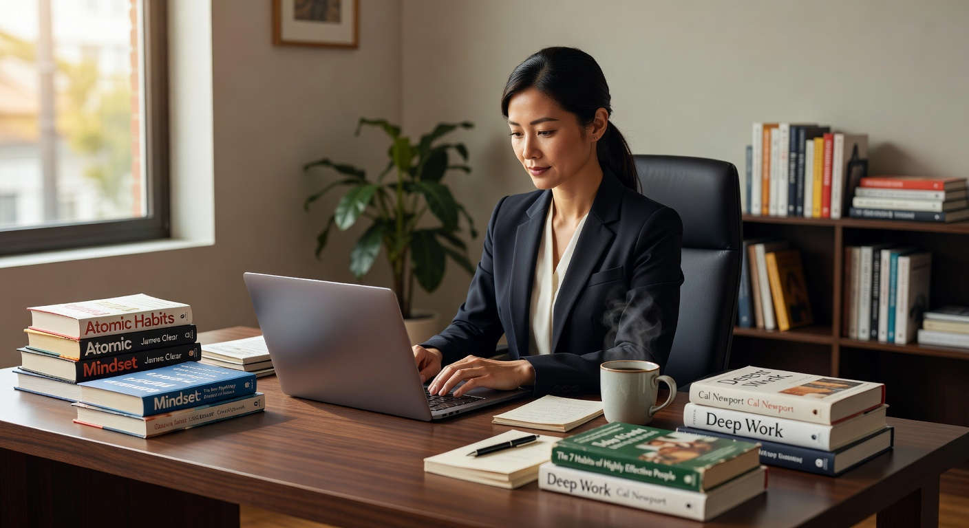 Professional working on laptop - communication skills