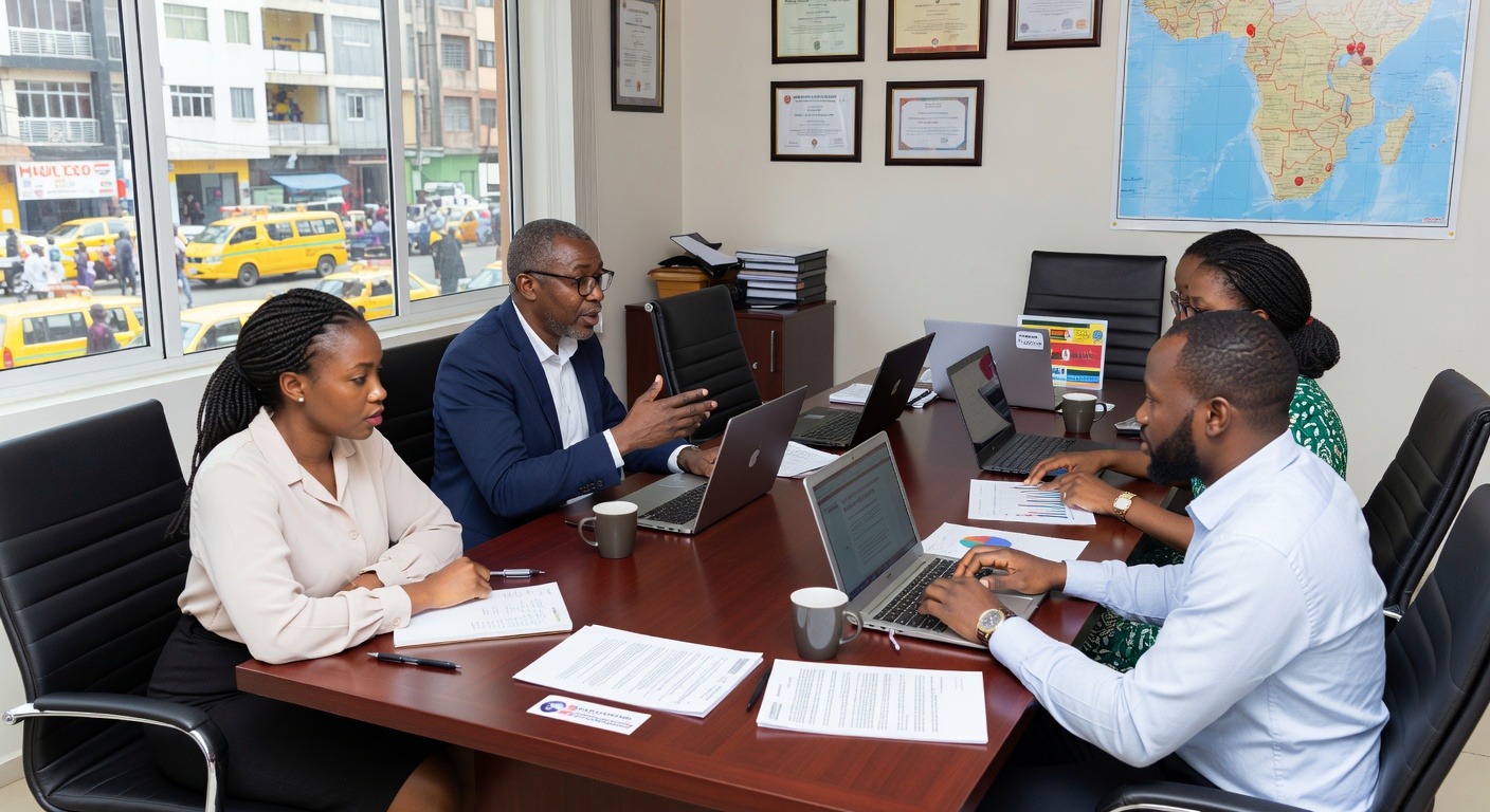 Ascend Uganda team consulting meeting